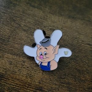 3/$20-4/$25-5/$30 - Disney Pin - White Glove Practical Pig (Three Little Pigs)
